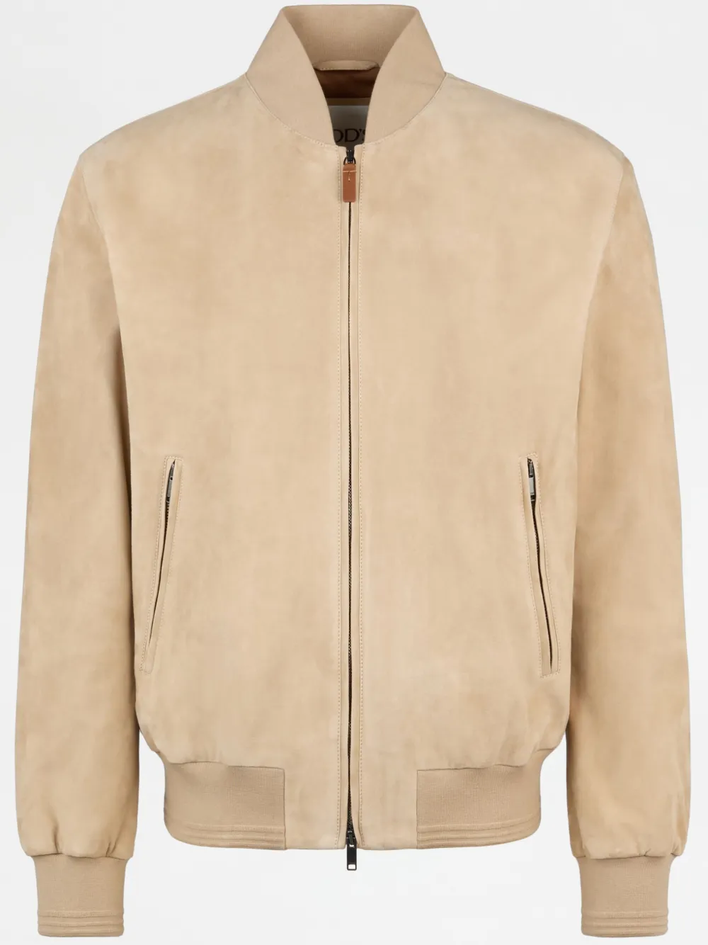 Tod's Bomber Jacket In Technical Fabric In Neutrals
