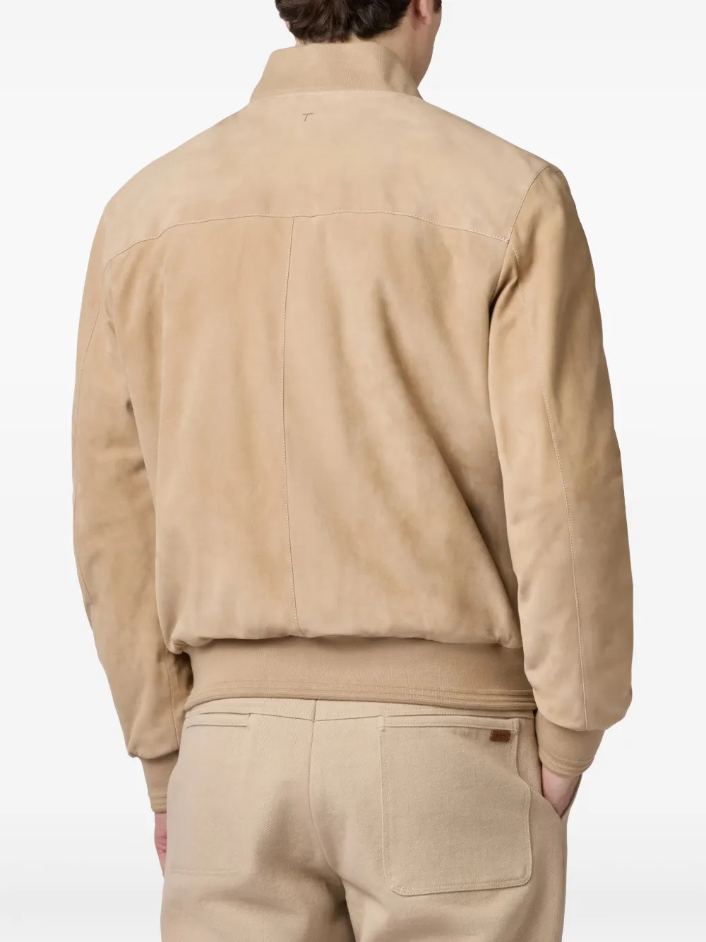 Tod's Suède bomberjack Beige