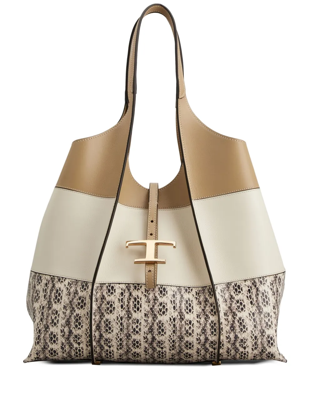 Tod's T-Timeless ハンドバッグ S - ニュートラル Tod's T-Timeless ハンドバッグ S - ニュートラル