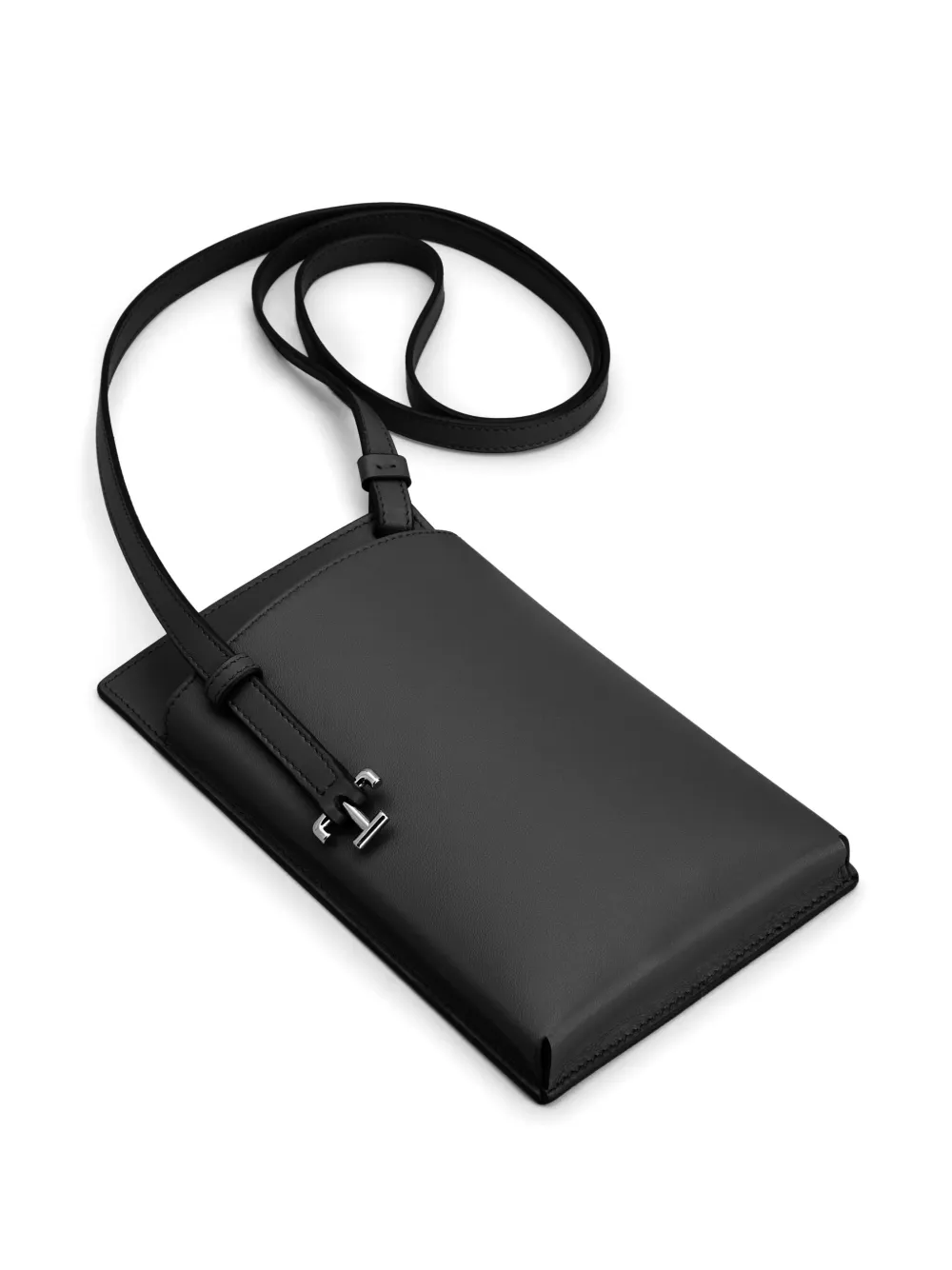 Tod's Timeless leren telefoonhoes Zwart