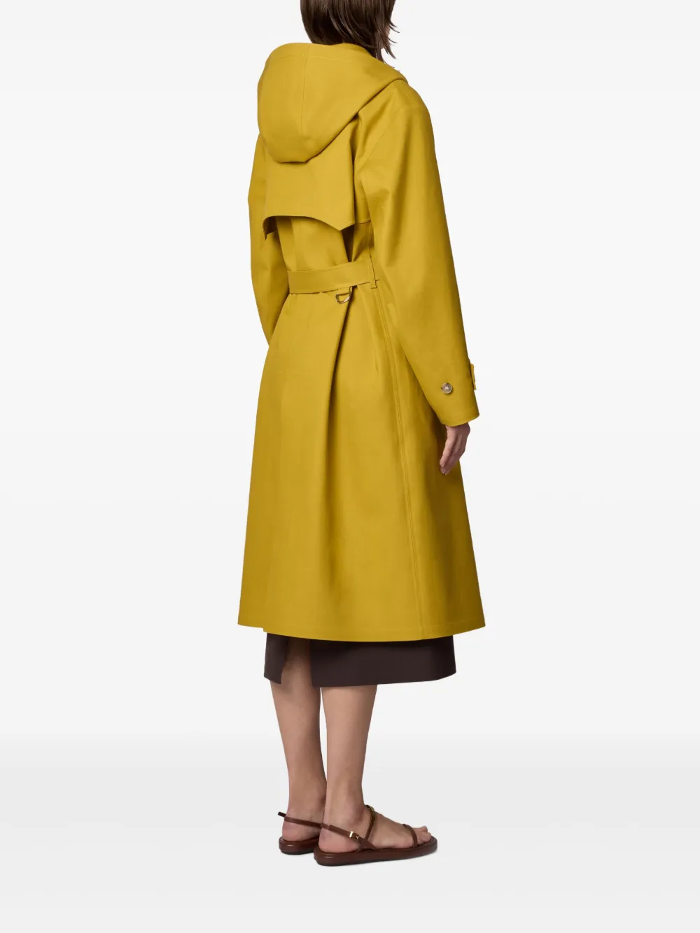 Tod's Trenchcoat met ceintuur Geel