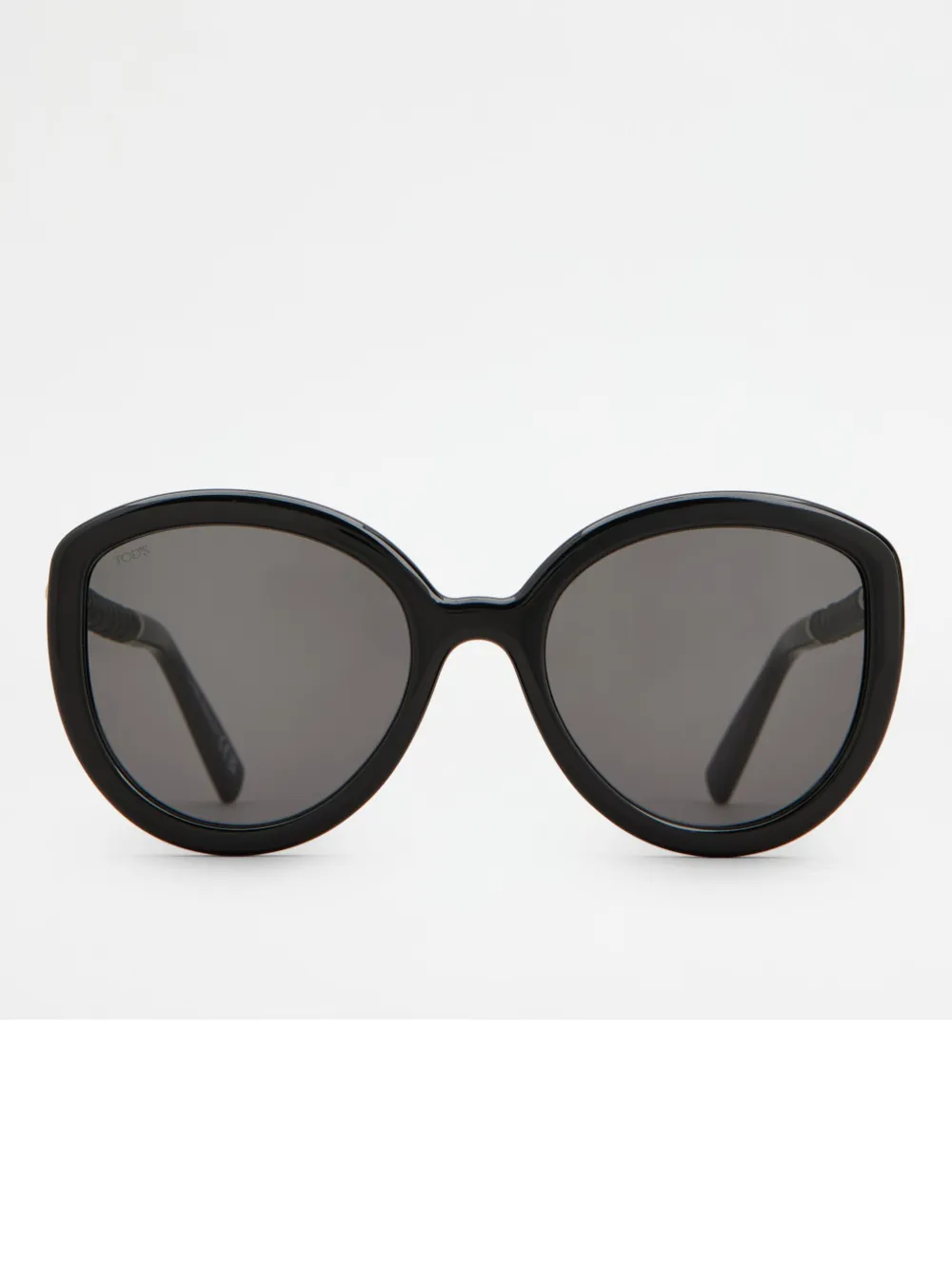 Tod's Logo-engraved Sunglasses In Black