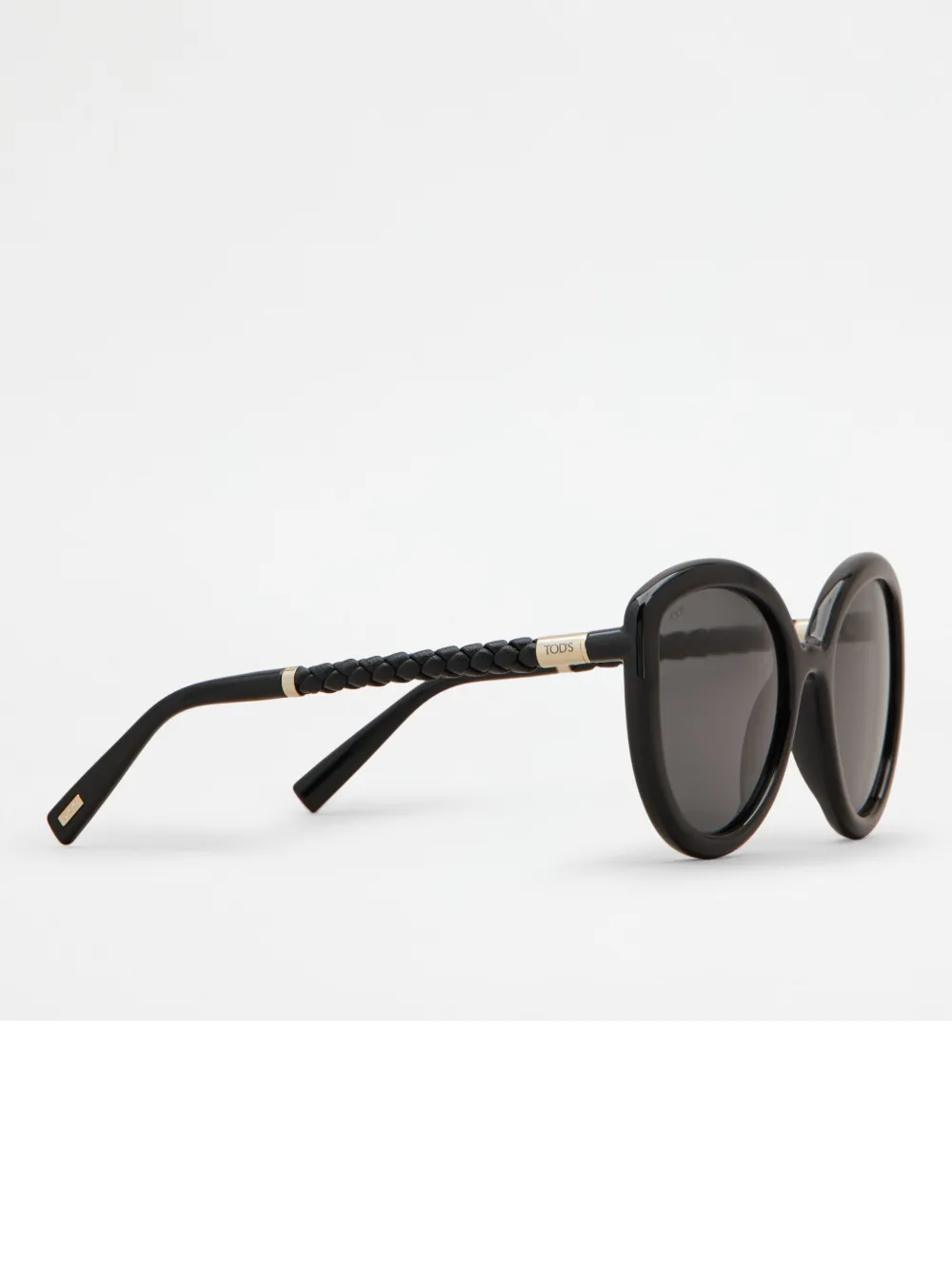 Tod's Logo-engraved Sunglasses In Black