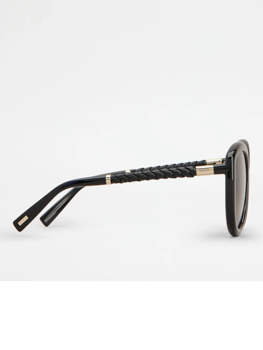 Tod's Logo-engraved Sunglasses In Black