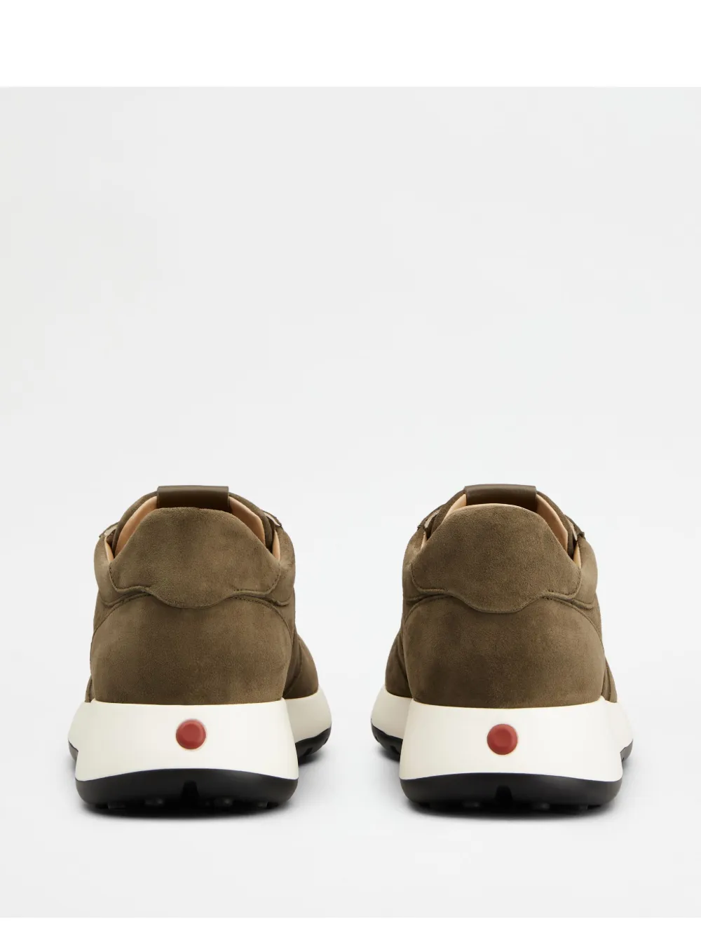 Tod's Suede Sneakers In Green