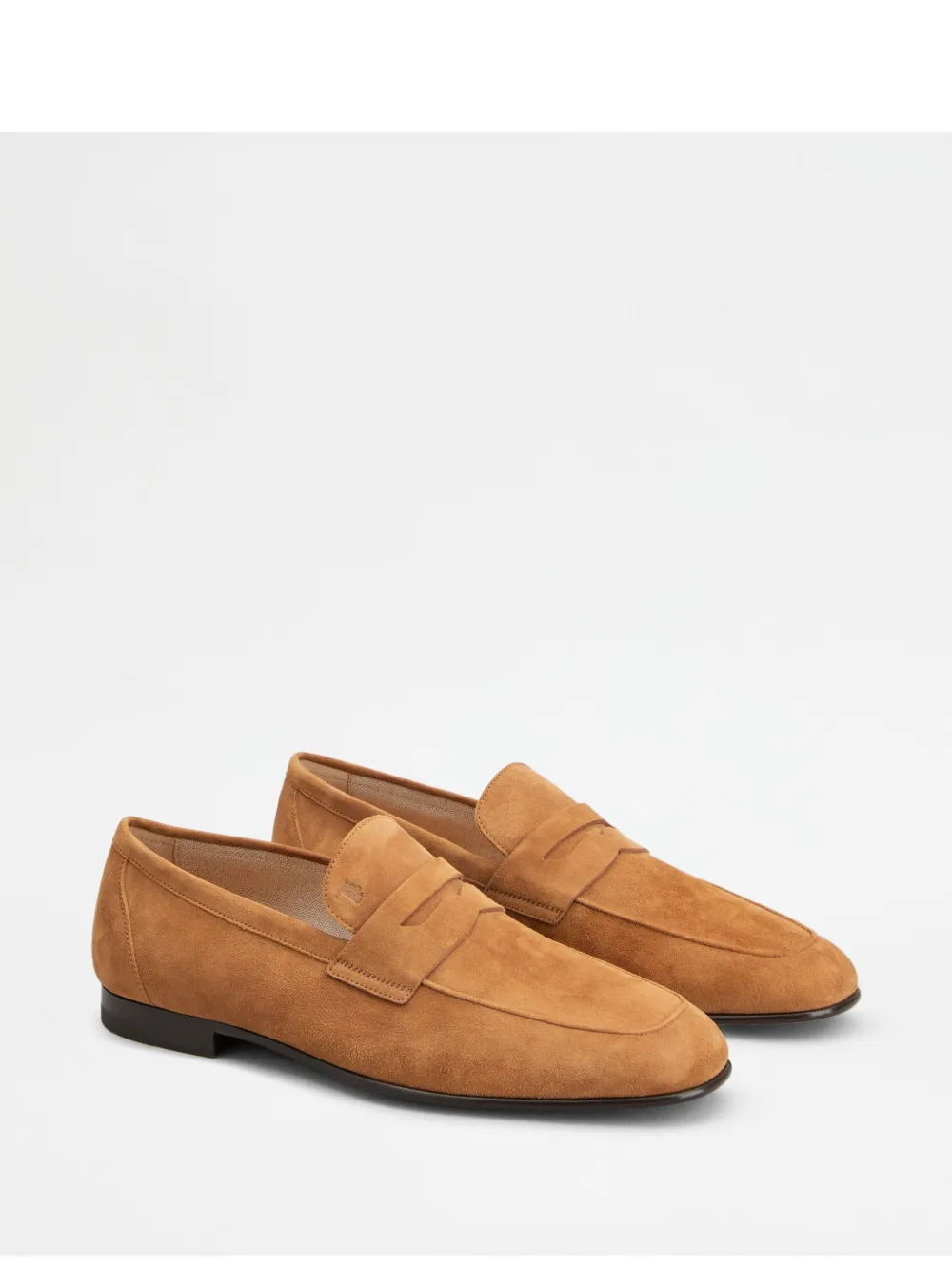 Tod's Suede Loafers In Brown