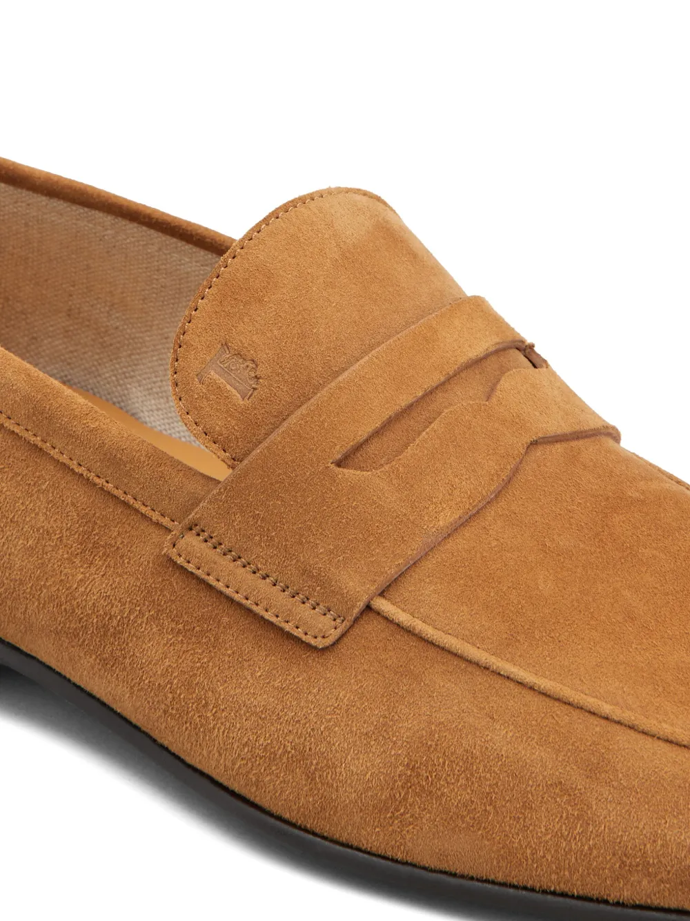 Tod's suede loafers Brown