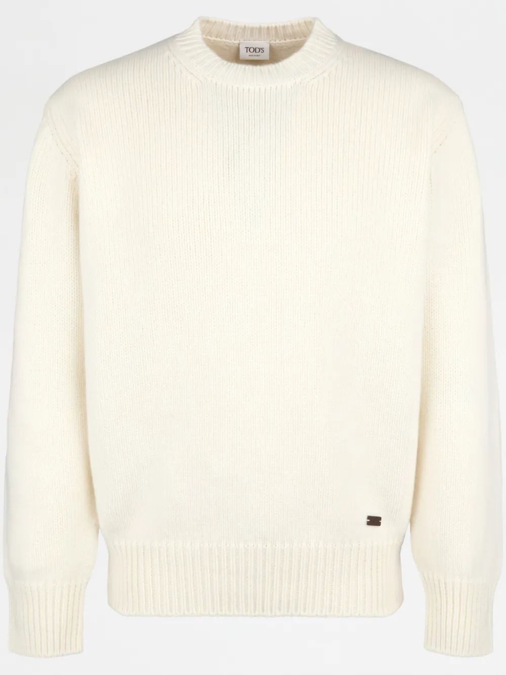 Tod's Crew-neck Sweater In Neutrals