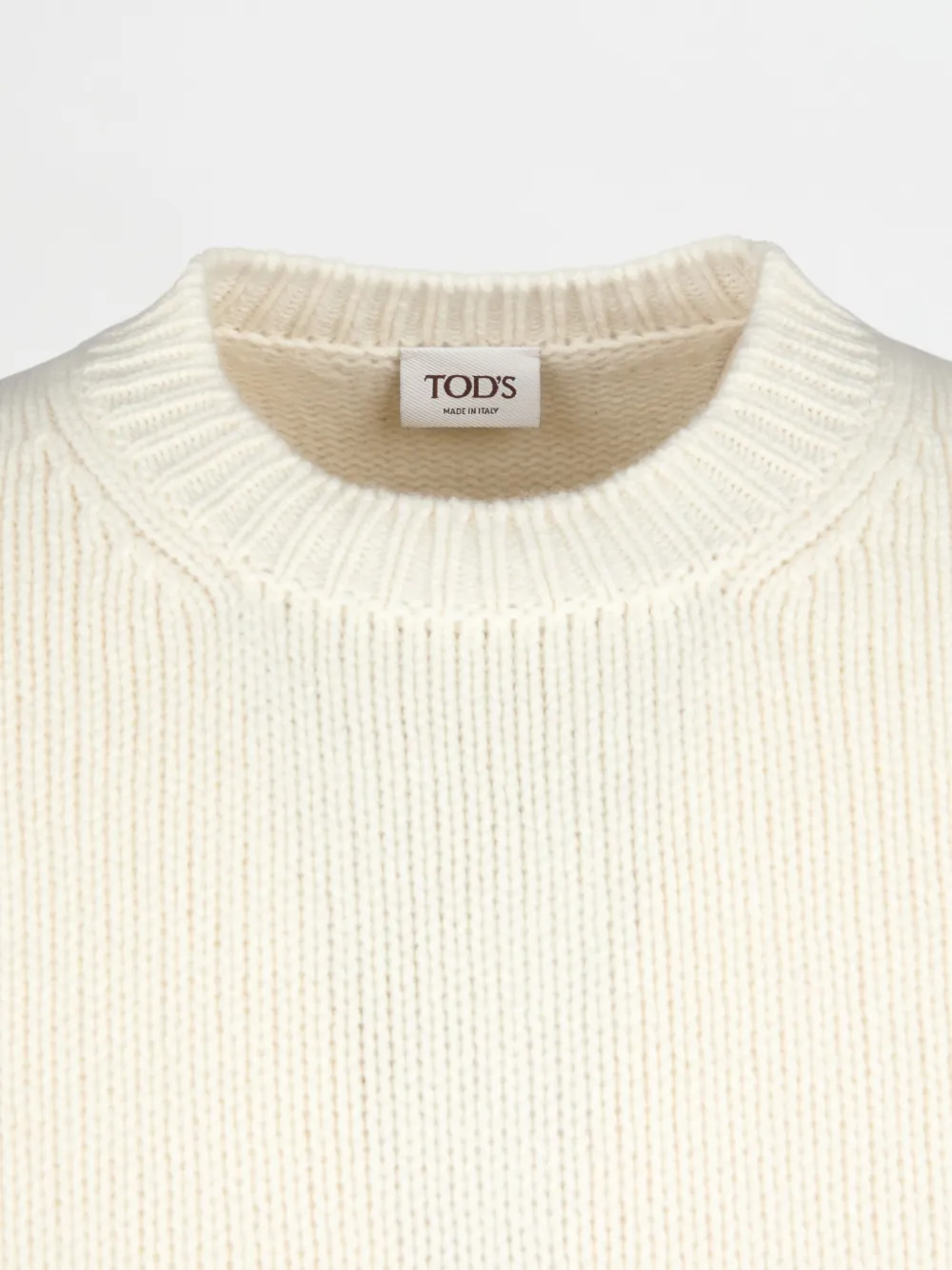 Tod's Crew-neck Sweater In Neutrals