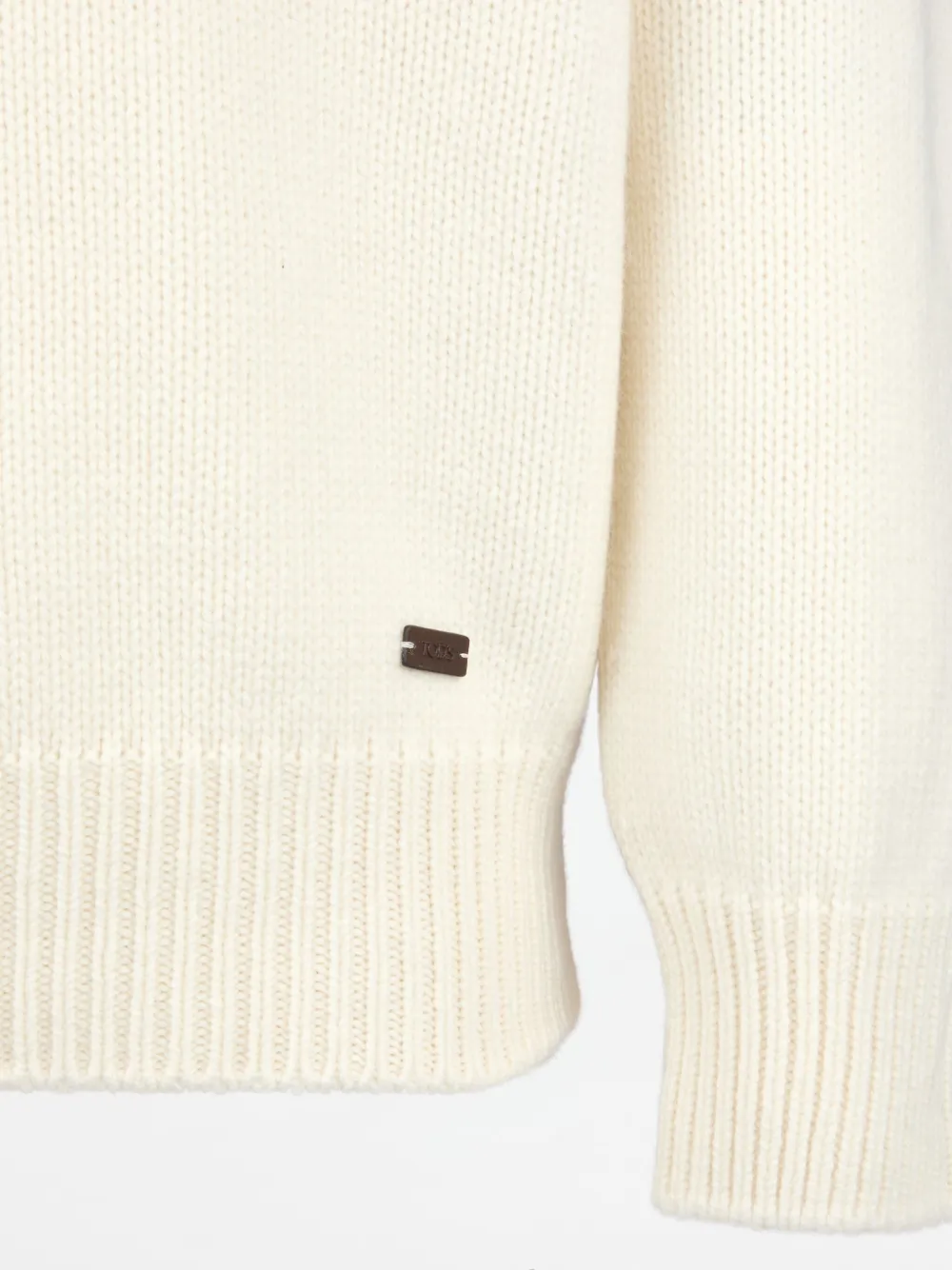 Tod's Crew-neck Sweater In Neutrals