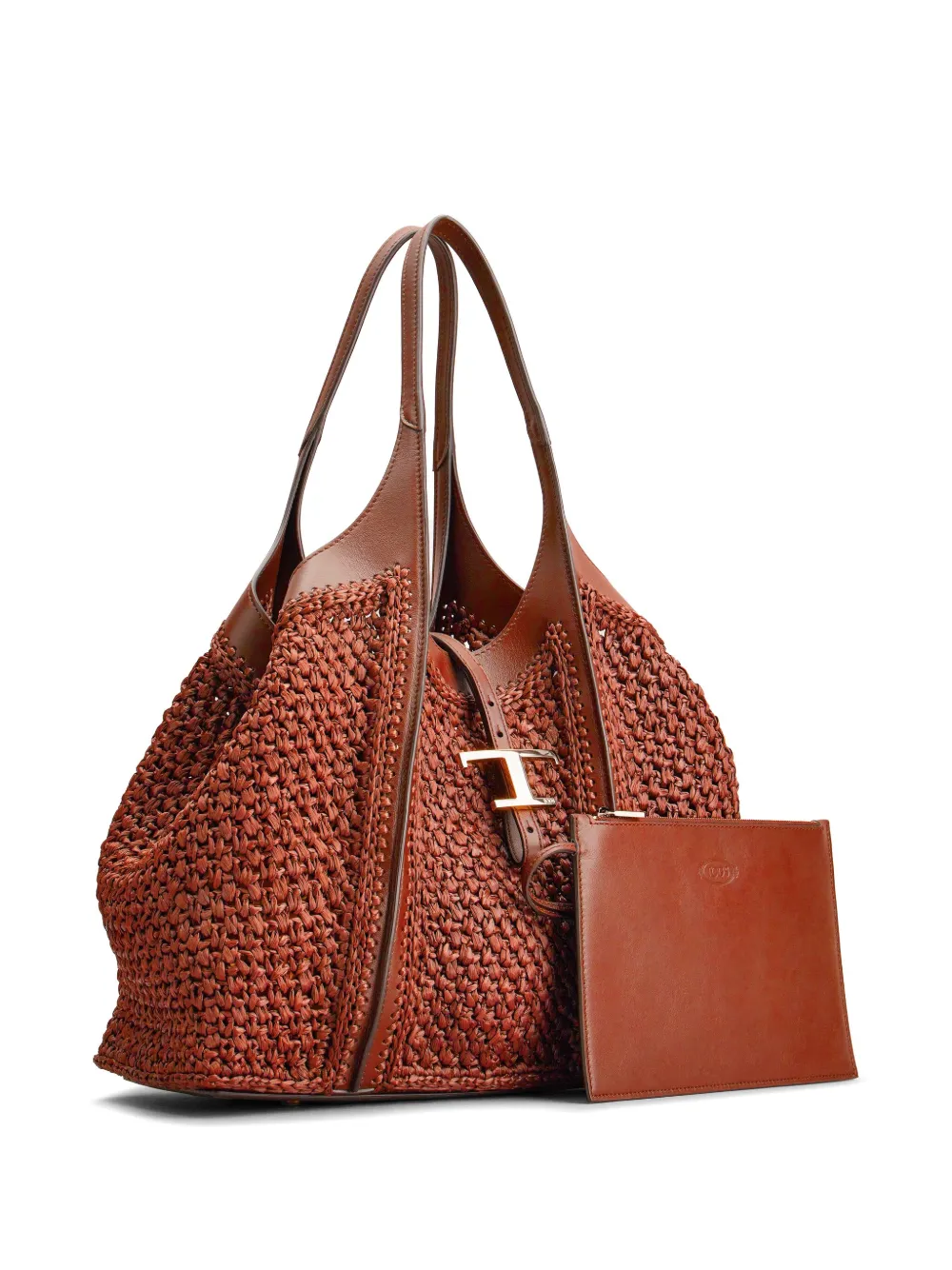 Tod's T Timeless medium shopper - Bruin