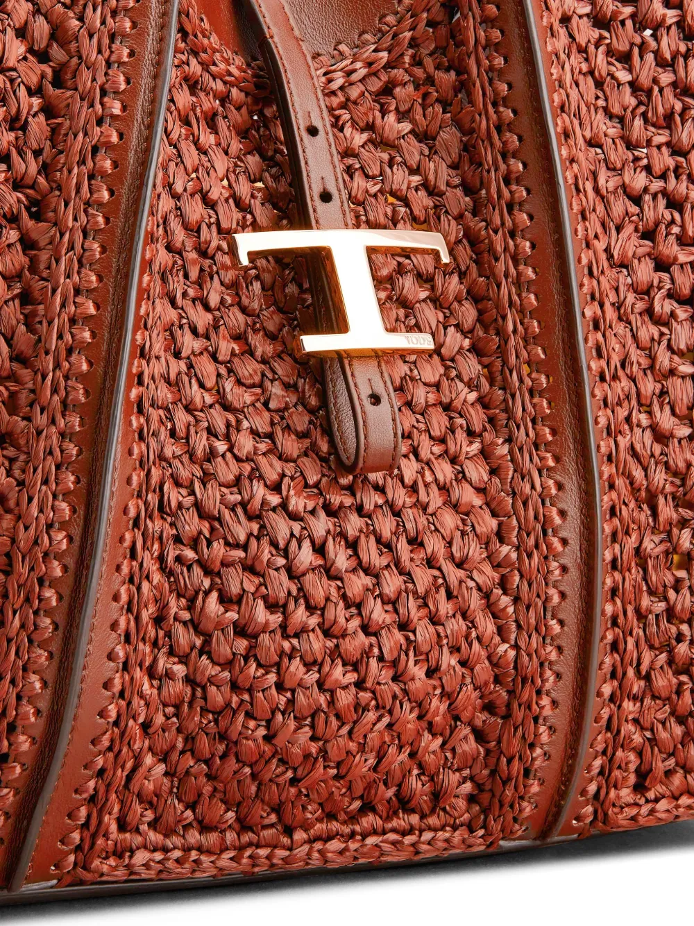 Tod's T Timeless medium shopper Bruin