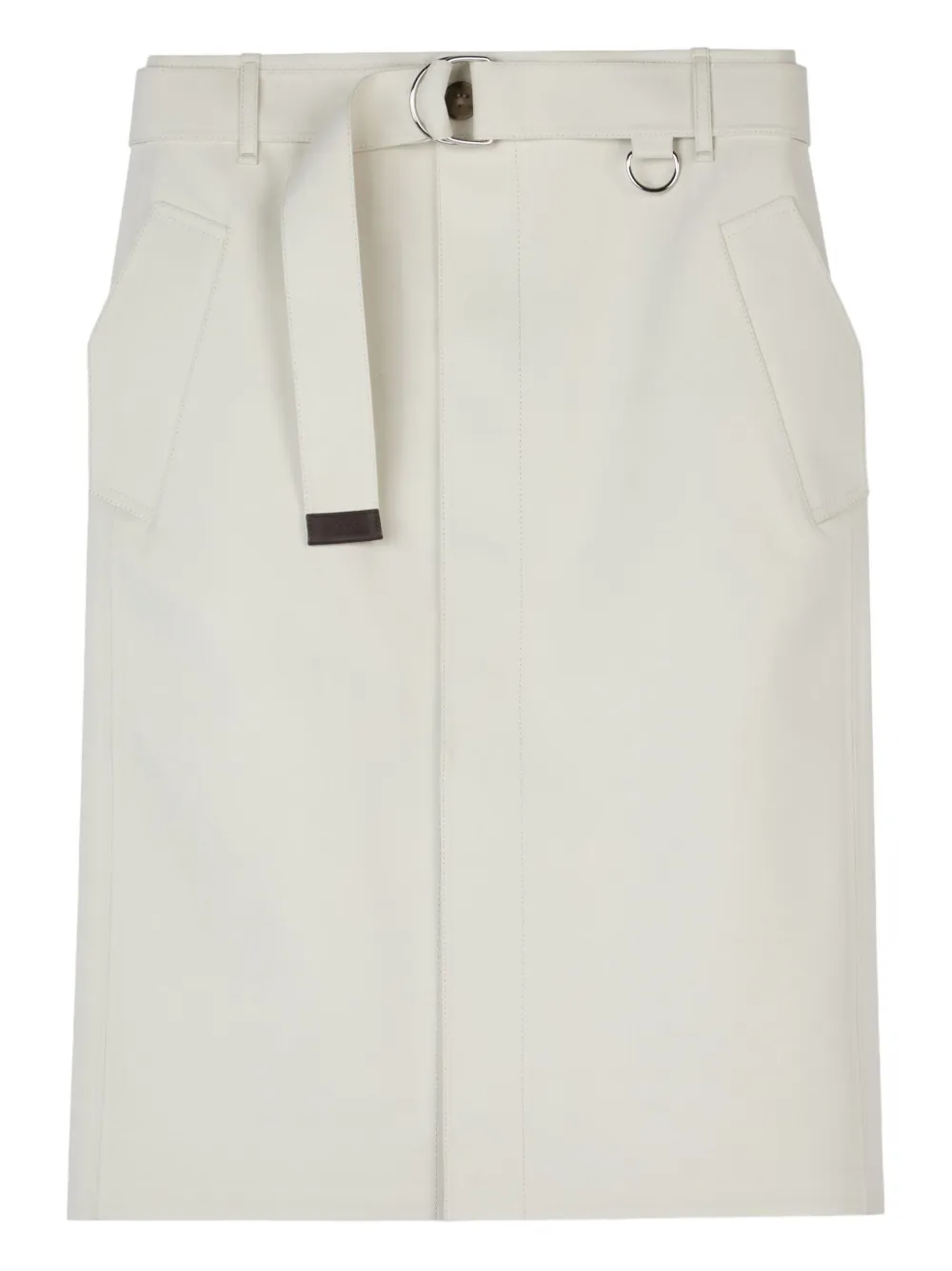 Tod's Belted Midi Skirt