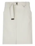 Tod's belted midi skirt - White