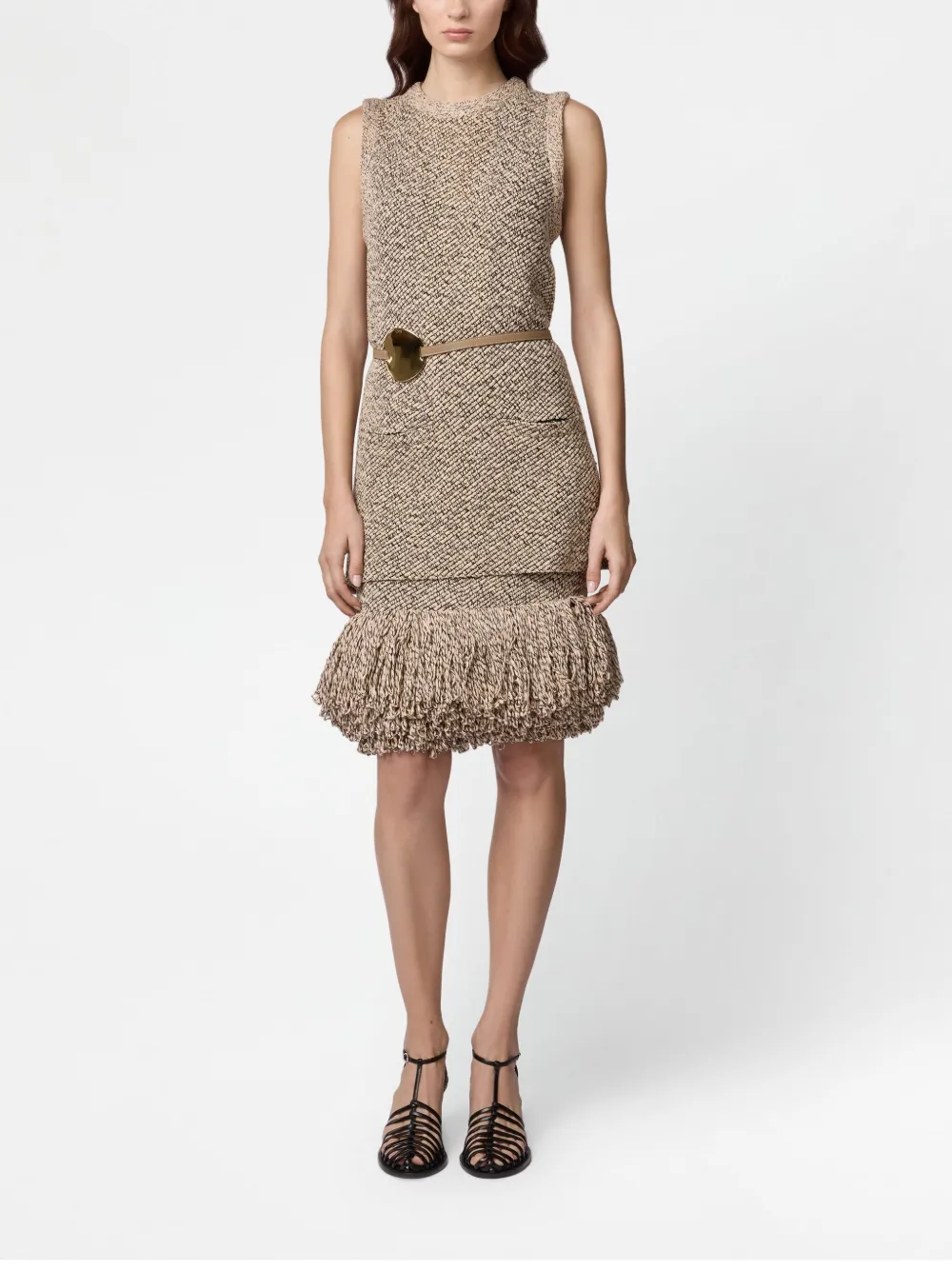 Tod's Top In Mouliné Knit In Neutrals