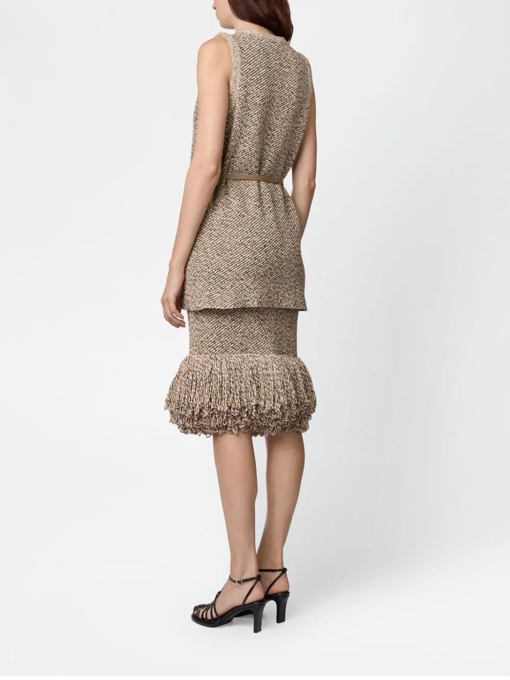 Tod's Top In Mouliné Knit In Neutrals