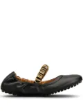 Tod's ring-detail ballerina shoes - Black