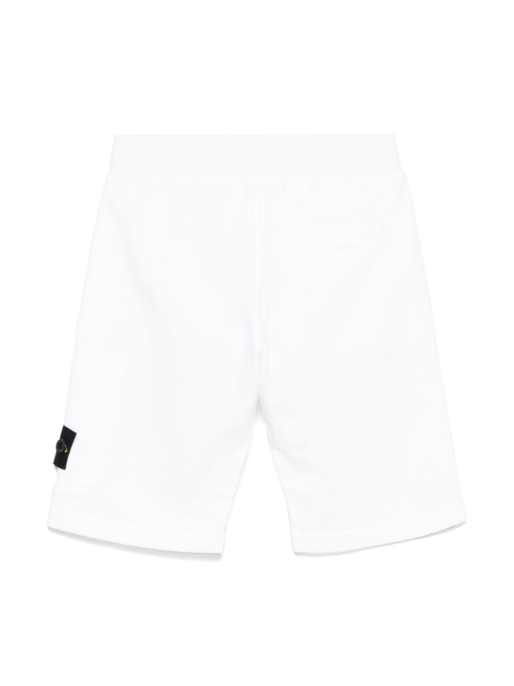 Stone Island Junior Shorts met Compass-logopatch - Wit