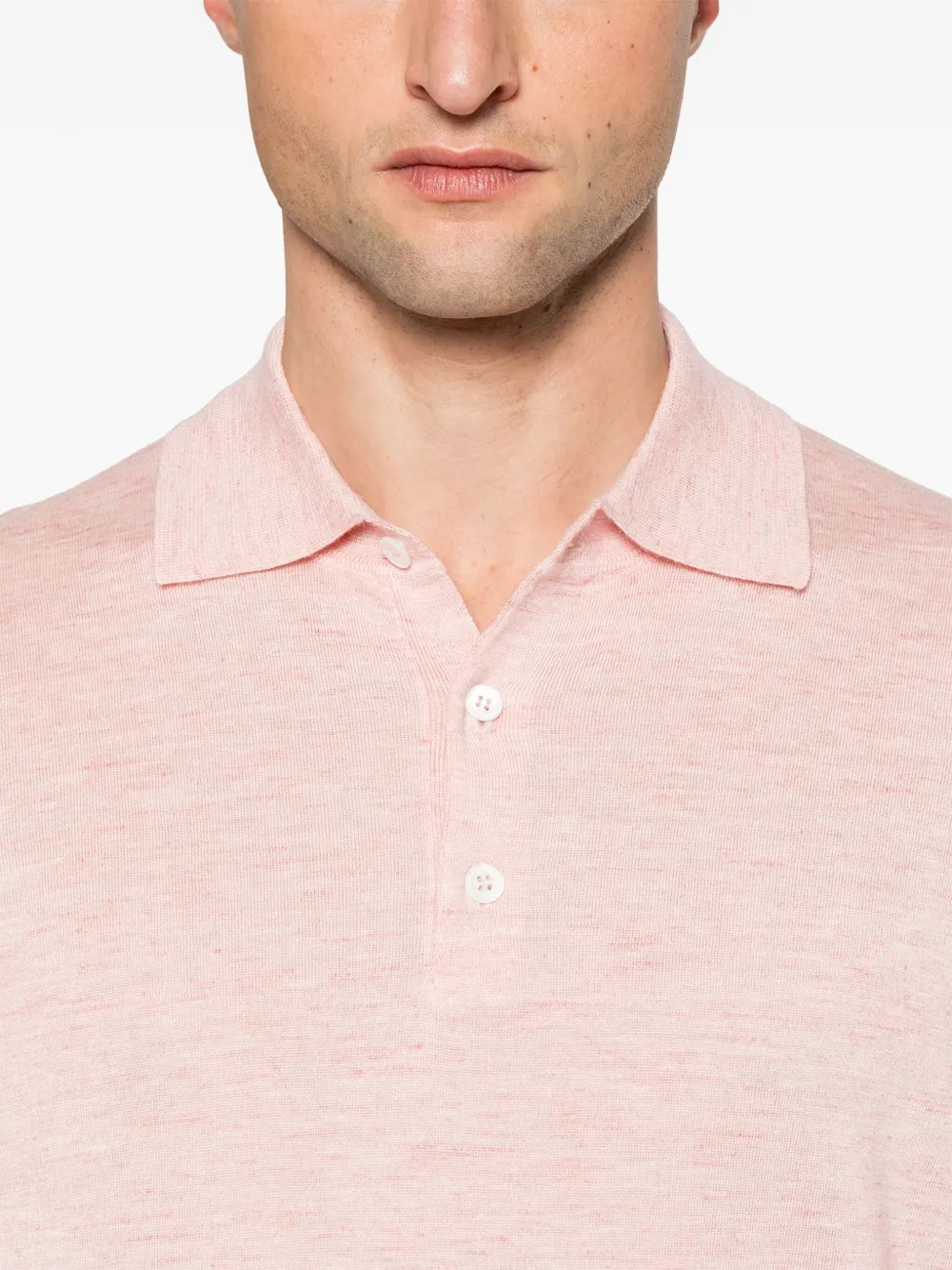 Brunello Cucinelli Gemêleerd poloshirt Roze
