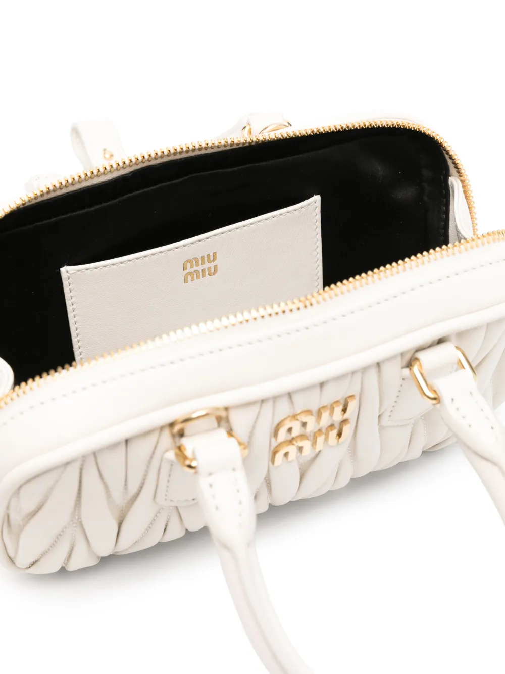 Miu Arcadie mini-shopper Wit
