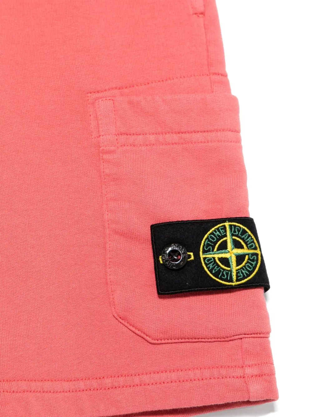 Stone Island Junior Trainingsshorts met Compass-logopatch Roze