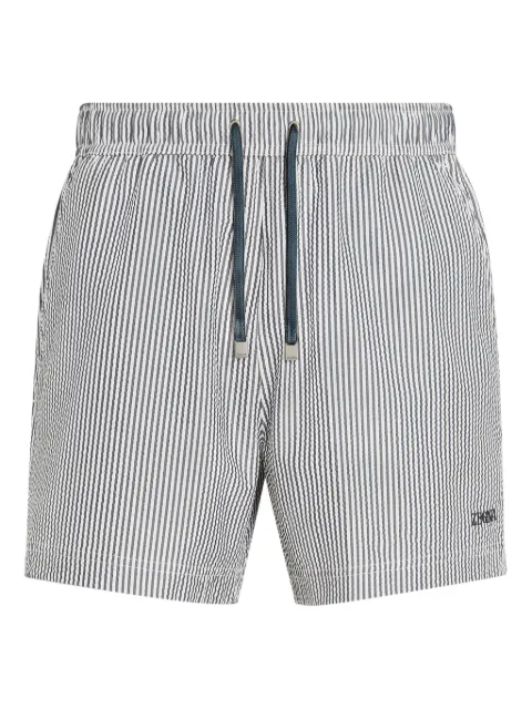 Zegna striped swim shorts 