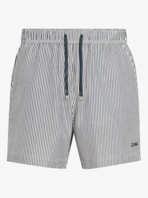 Zegna striped swim shorts 