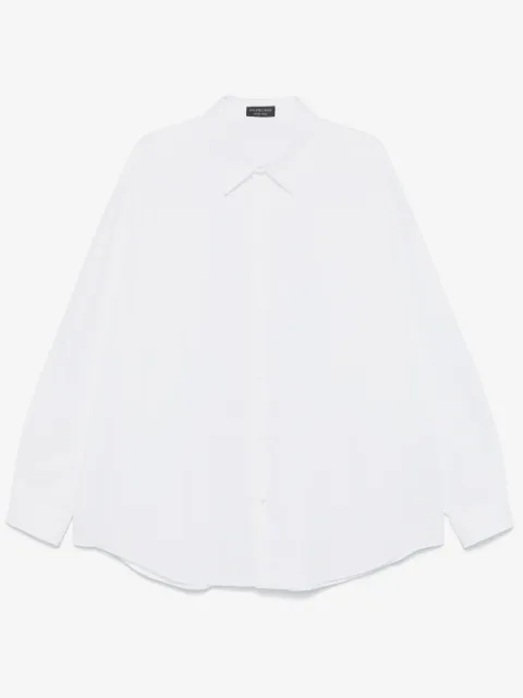 Balenciaga logo-embroidered shirt