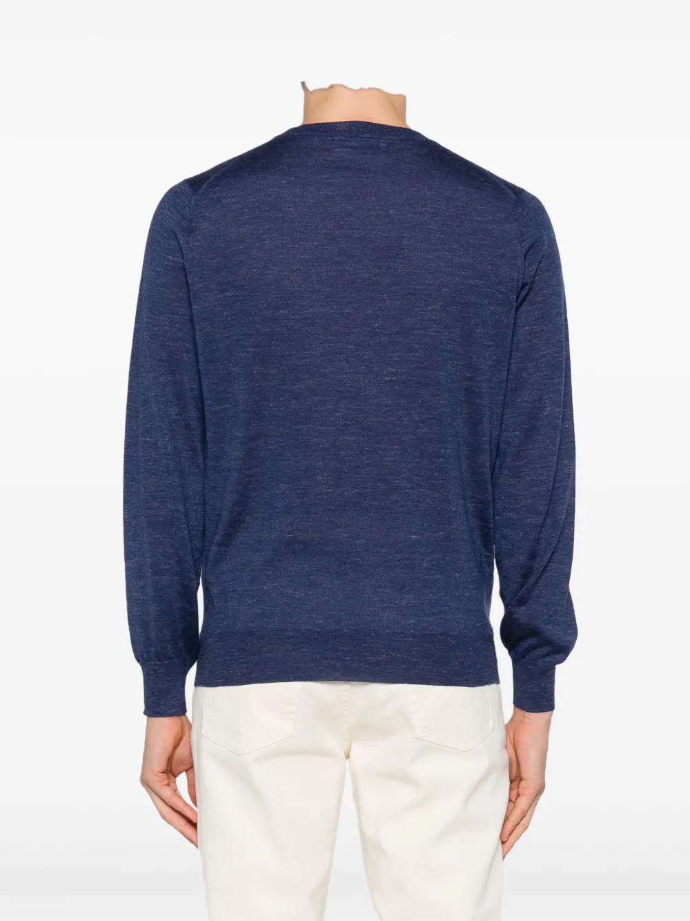 Brunello Cucinelli Fijngebreide trui Blauw