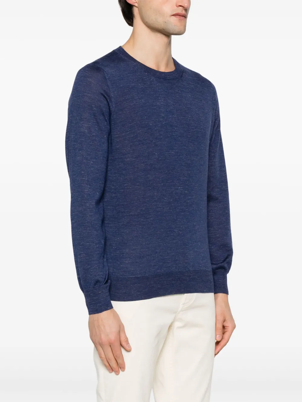 Brunello Cucinelli Fijngebreide trui Blauw