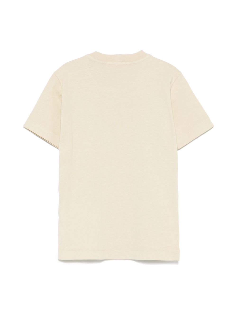 Stone Island Junior T-shirt met Compass-logopatch - Beige