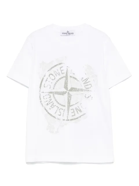 Stone Island Junior logo-print T-shirt