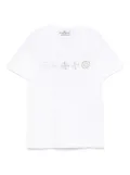 Stone Island Junior Compass-motif T-shirt - White