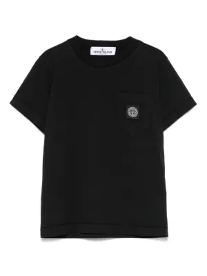 Moncler Enfant トリコロール Tシャツ | ブラック | FARFETCH JP