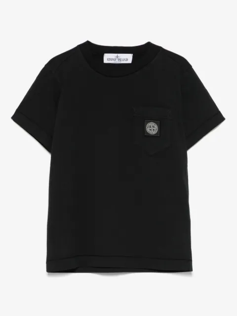 Stone Island Junior T-Shirt mit Kompass-Patch