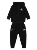 Jordan Kids printed tracksuit set - Black