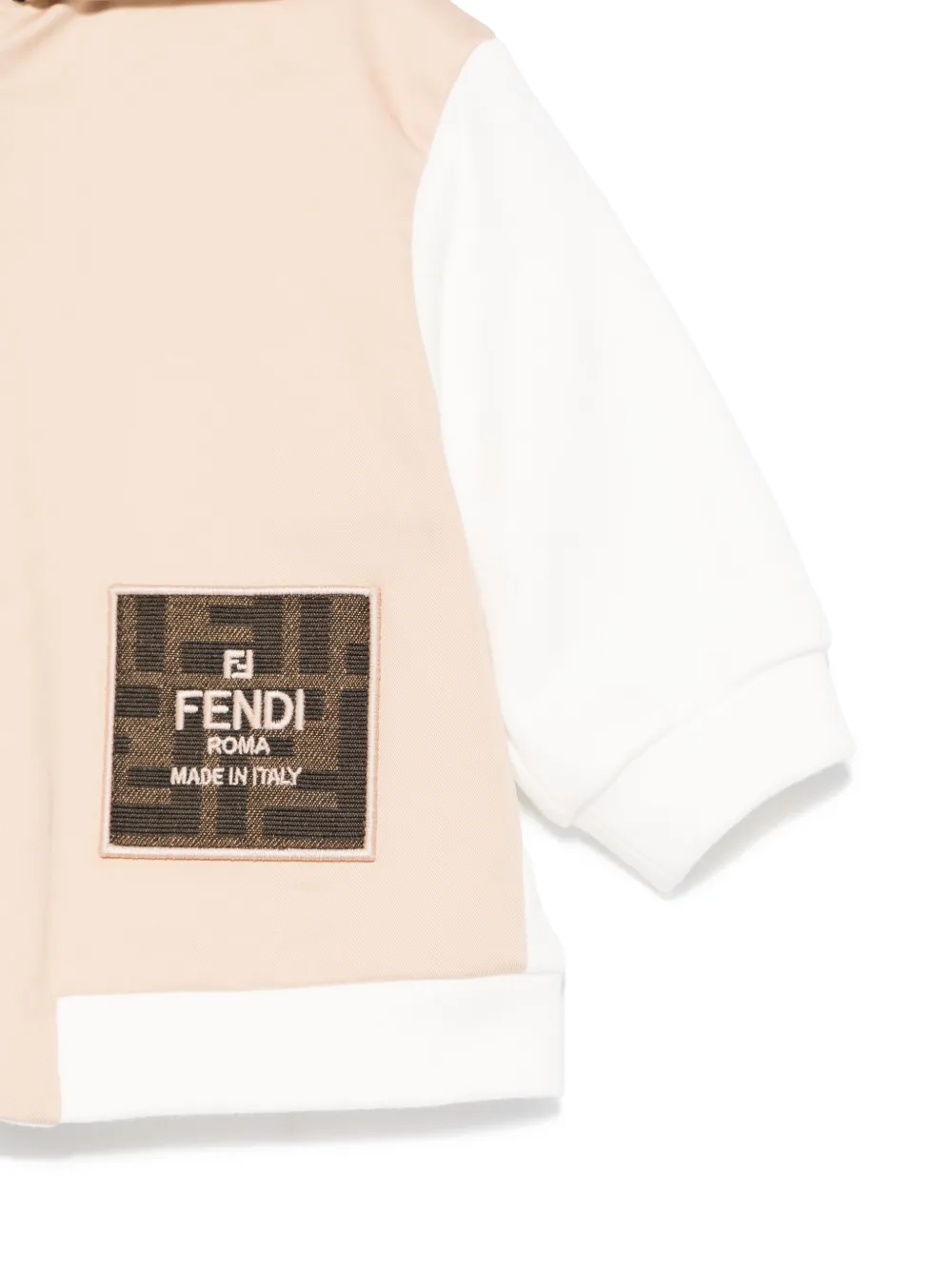 Fendi Kids Jack met logopatch Beige