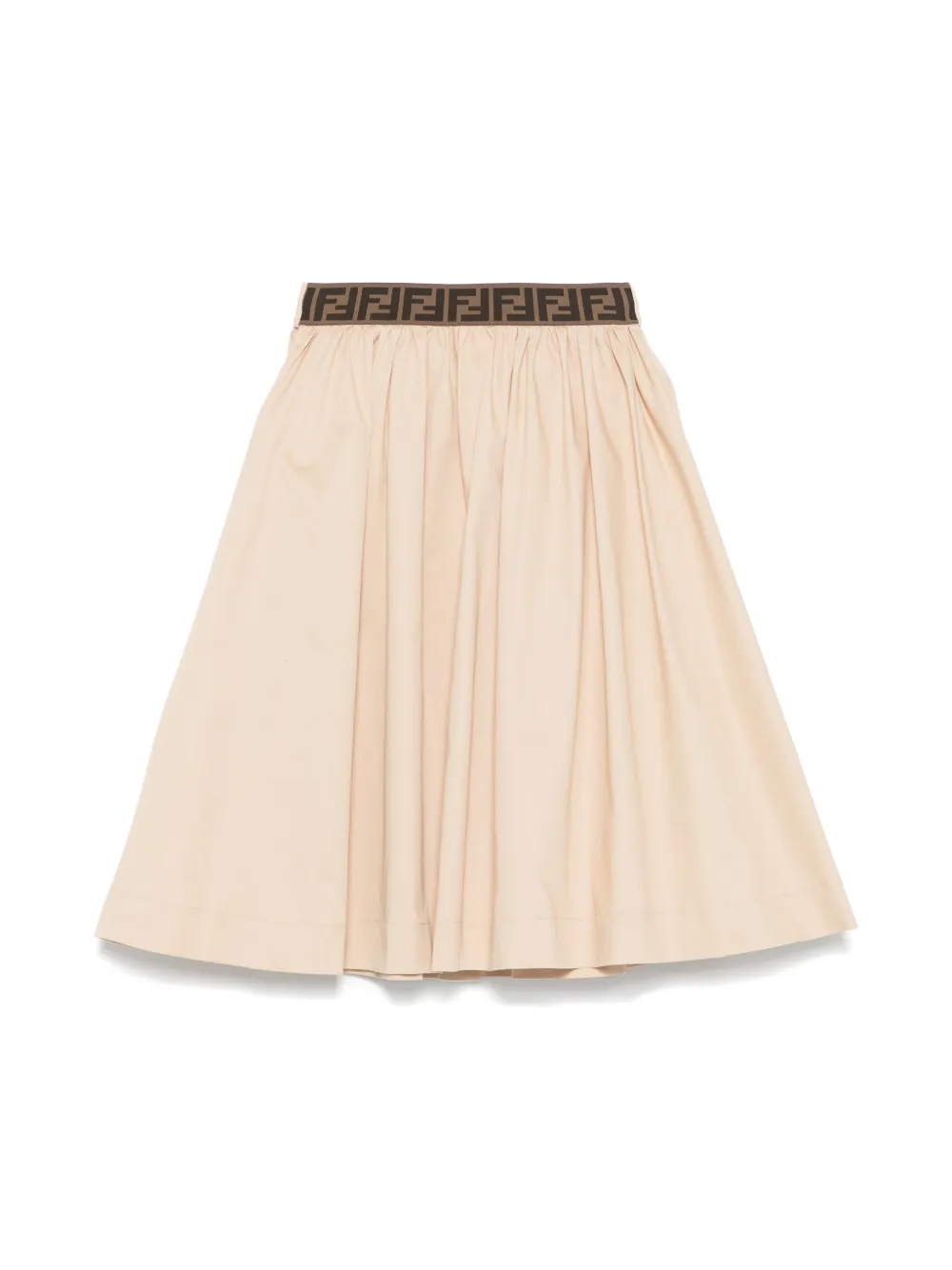 Fendi Kids Saia com patch de logo | Saias | Image 2