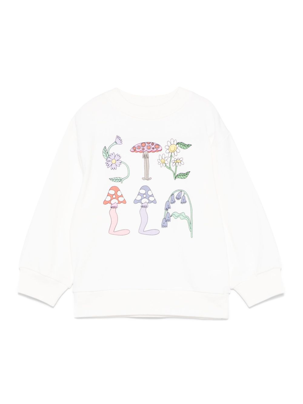 Stella McCartney Kids Sweater met print Wit