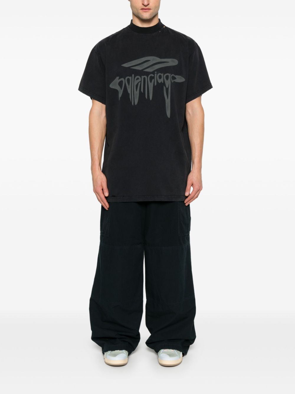 Balenciaga ripstop cargo pants - Blauw