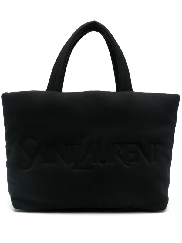 SAINT LAURENT ブラックハンドバッグ Saint Laurent ジャージー ハンドバッグ | ブラック | FARFETCH JP