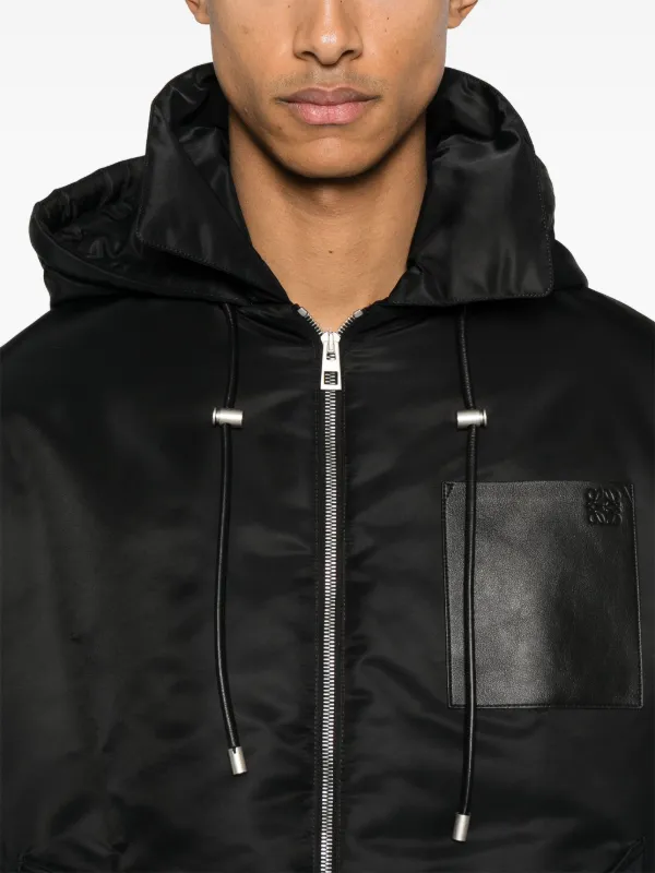 LOEWE Hooeded Jacket | Black | FARFETCH