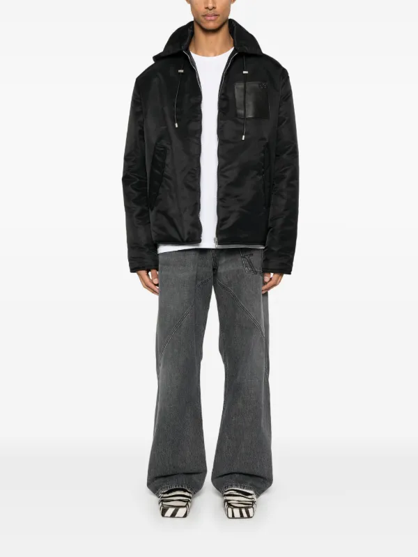 LOEWE Hooeded Jacket | Black | FARFETCH