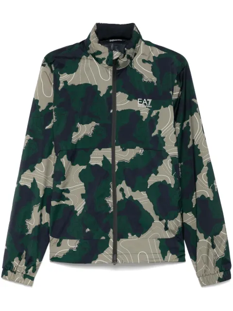 Ea7 Emporio Armani camouflage-pattern jacket