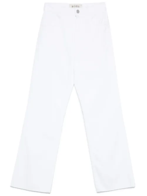 Róhe jean à coupe droite - Blanc - Róhe - Modalova