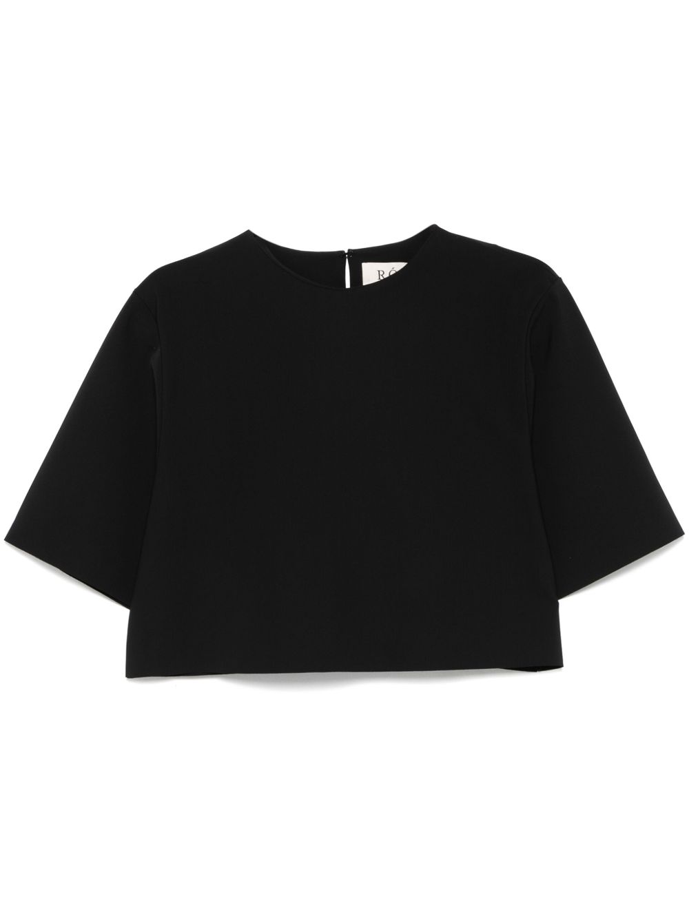 Róhe scuba crop top - Black