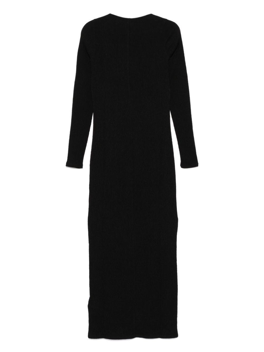 REMAIN long-sleeve maxi dress - Zwart