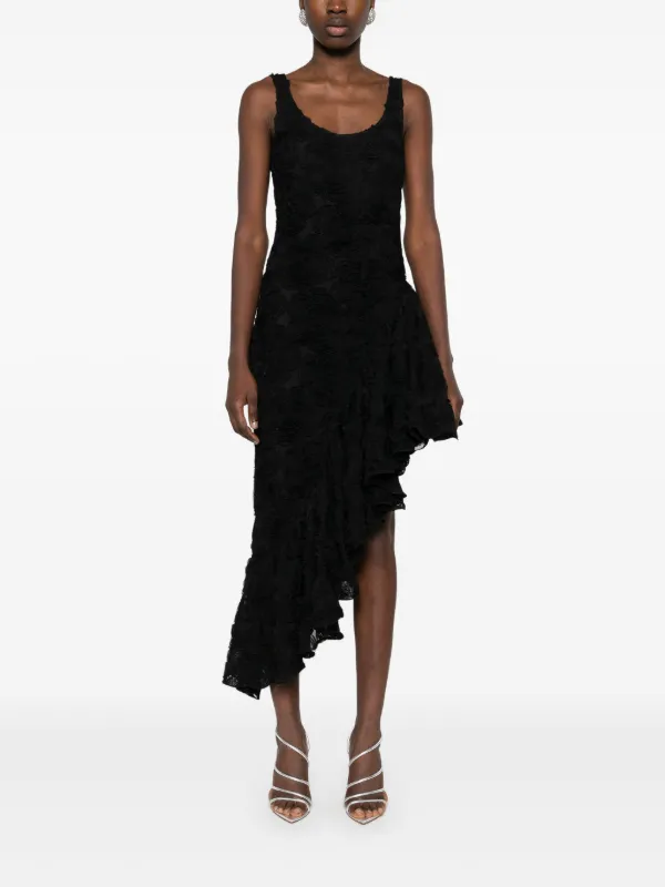 スカート ROTATE BIRGER CHRISTENSEN 'Sleeveless Midi' dress ROTATE BIRGER CHRISTENSEN Flower Mesh Midi Dress | Black