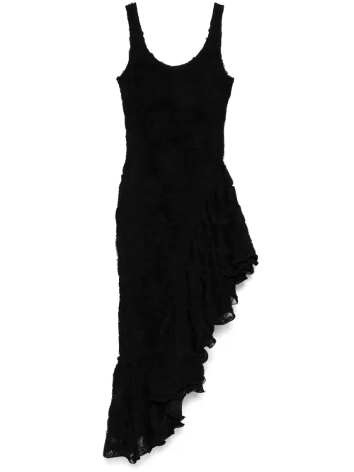 Robe mi-longue en résille à fleurs - ROTATE BIRGER CHRISTENSEN - Modalova
