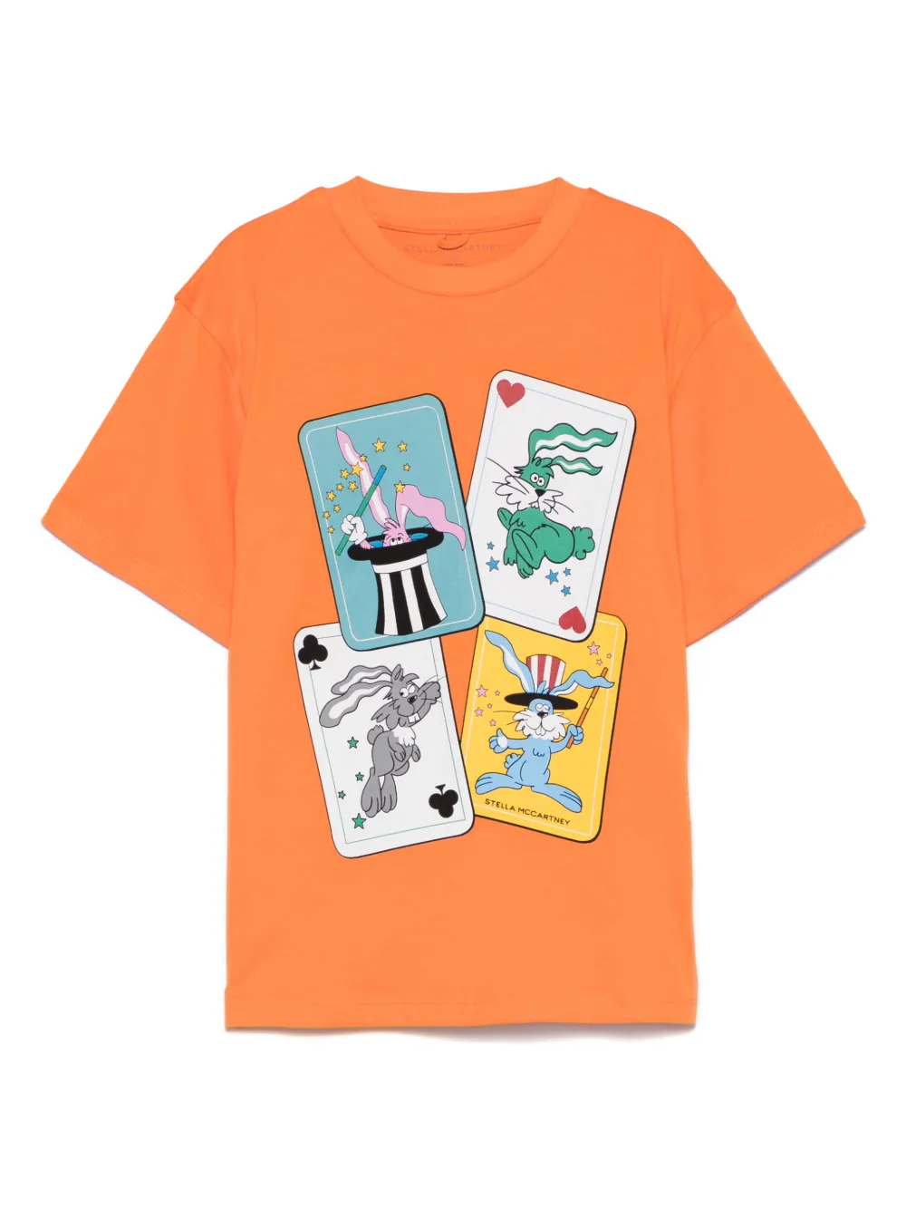 Stella McCartney Kids playera con ilustración estampada | naranja | Image 1